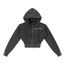Load image into Gallery viewer, lamb cropped hoodie
